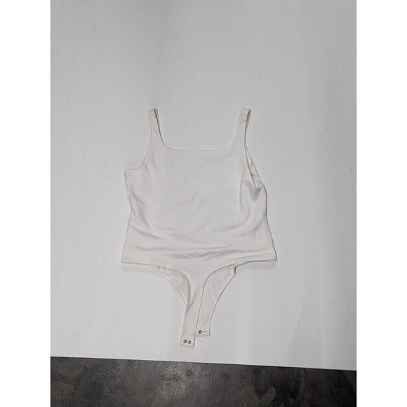Banana Republic Large White Thong Bodysuit - Picture 5 of 7